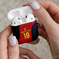 Custom Spain Football AirPods Case La Roja National Pride