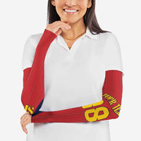 Custom Spain Football Arm Sleeves La Roja National Pride