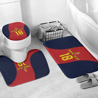 Custom Spain Football Bathroom Set La Roja National Pride