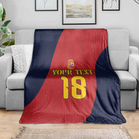 Custom Spain Football Blanket La Roja National Pride