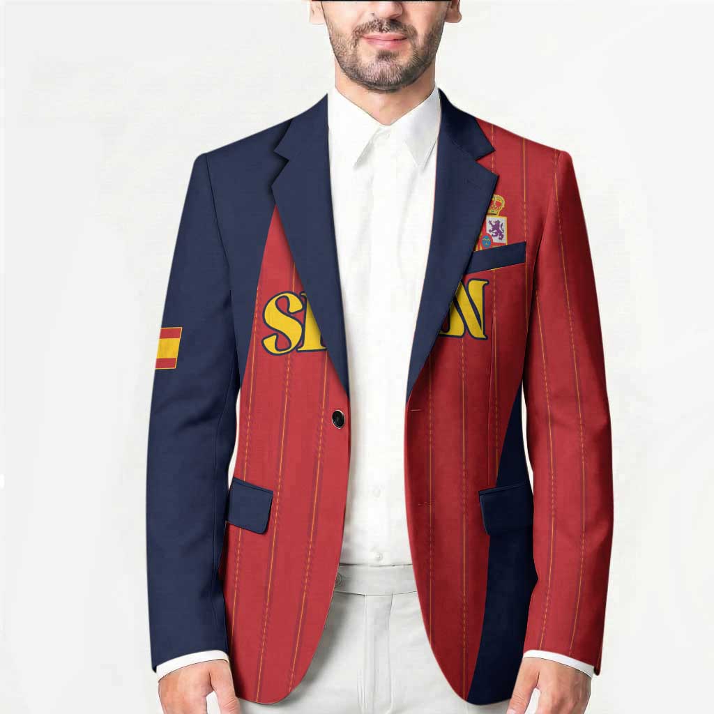 Custom Spain Football Blazer La Roja National Pride