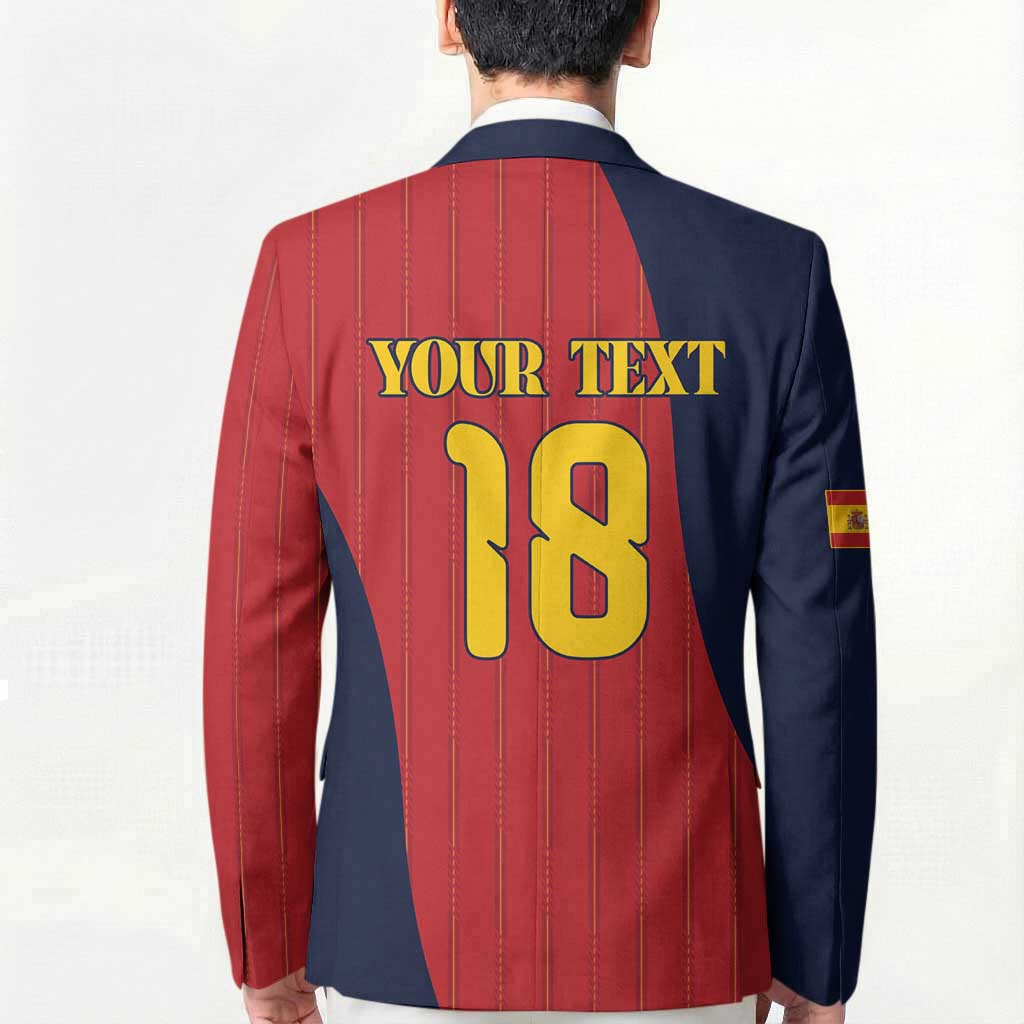 Custom Spain Football Blazer La Roja National Pride