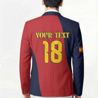 Custom Spain Football Blazer La Roja National Pride