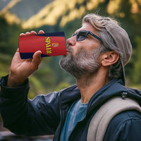 Custom Spain Football 4 in 1 Can Cooler Tumbler La Roja National Pride