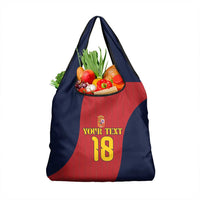 Custom Spain Football Grocery Bag La Roja National Pride