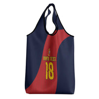 Custom Spain Football Grocery Bag La Roja National Pride
