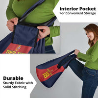 Custom Spain Football Grocery Bag La Roja National Pride