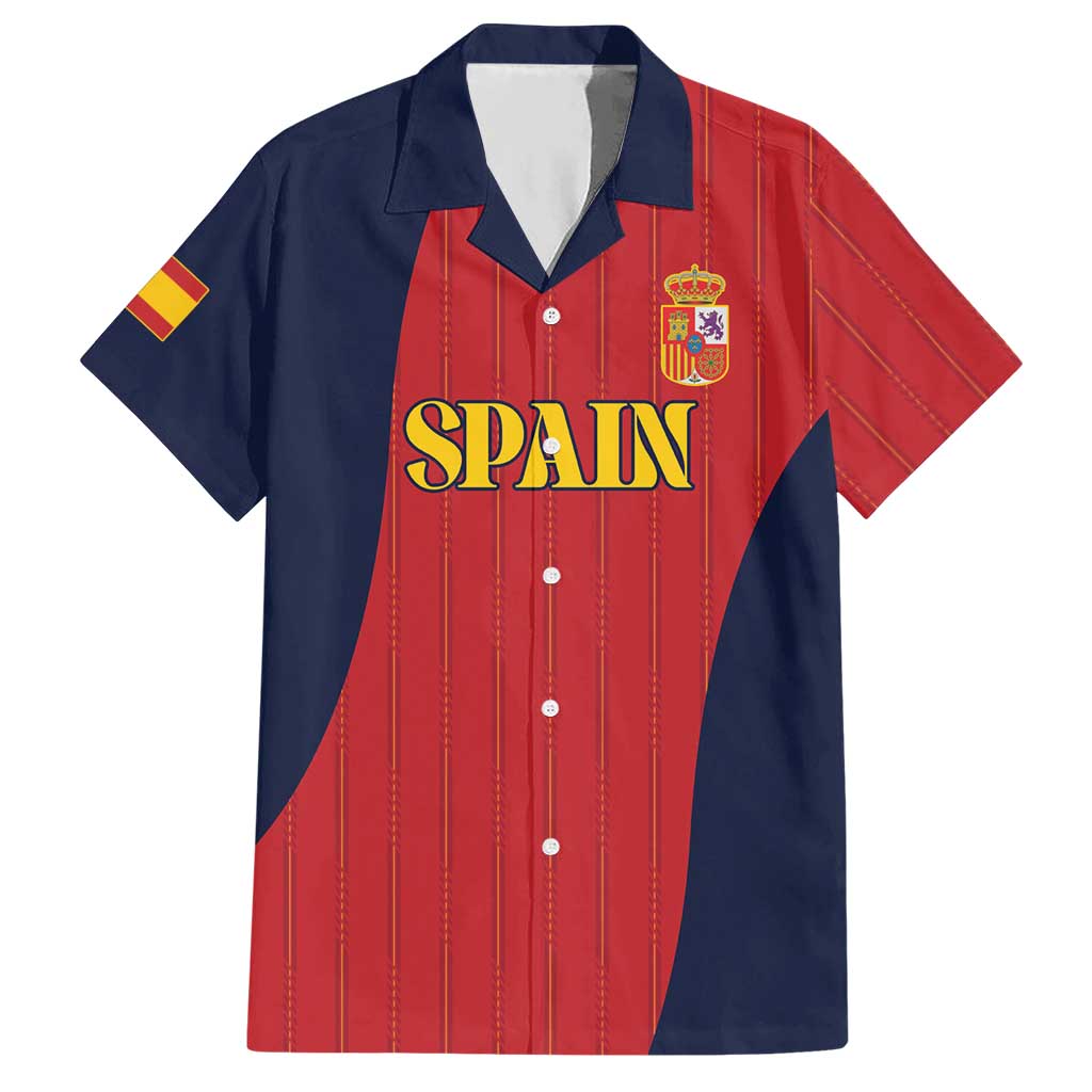 Custom Spain Football Hawaiian Shirt La Roja National Pride