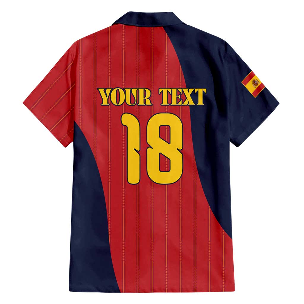 Custom Spain Football Hawaiian Shirt La Roja National Pride