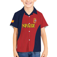 Custom Spain Football Hawaiian Shirt La Roja National Pride