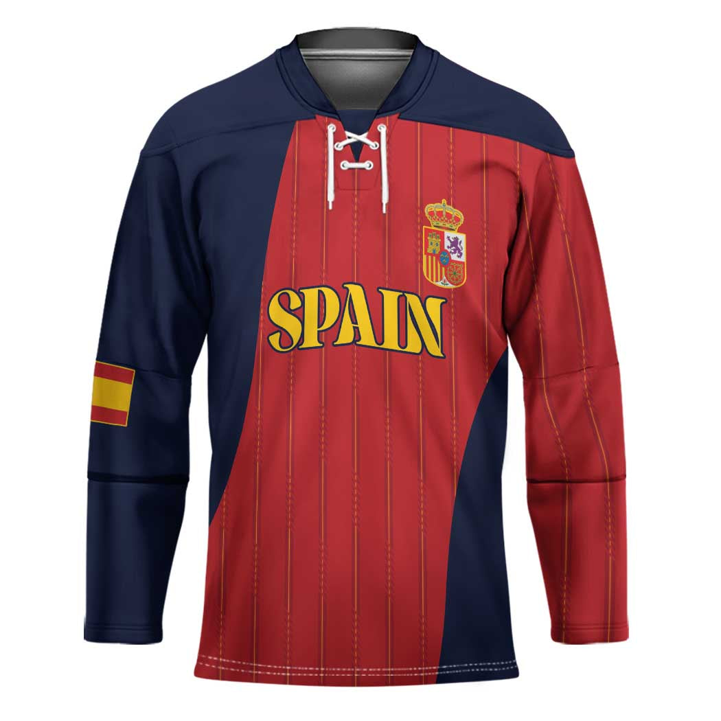 Custom Spain Football Hockey Jersey La Roja National Pride