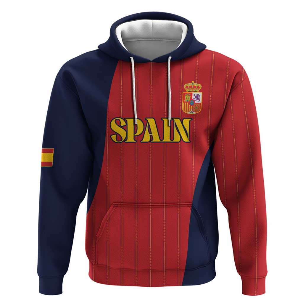 Custom Spain Football Hoodie La Roja National Pride