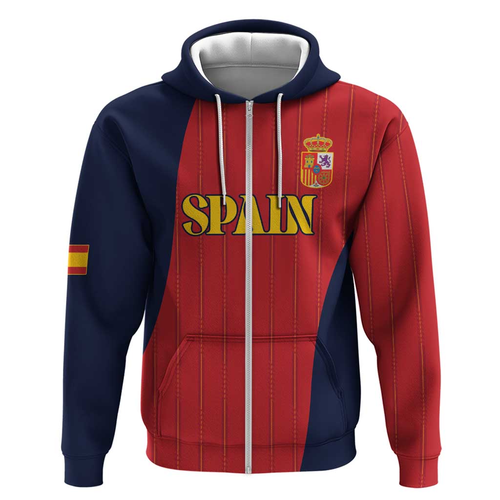 Custom Spain Football Hoodie La Roja National Pride