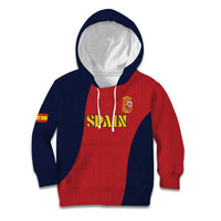 Custom Spain Football Kid Hoodie La Roja National Pride