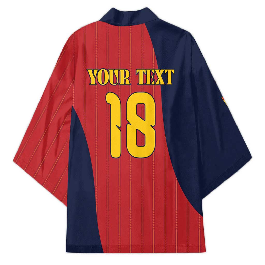 Custom Spain Football Kimono La Roja National Pride
