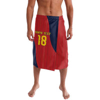 Custom Spain Football Lavalava La Roja National Pride