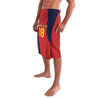 Custom Spain Football Lavalava La Roja National Pride