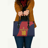 Custom Spain Football Leather Bag La Roja National Pride