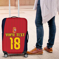 Custom Spain Football Luggage Cover La Roja National Pride