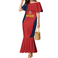 Custom Spain Football Mermaid Dress La Roja National Pride