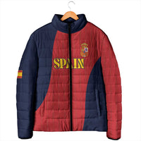 Custom Spain Football Padded Jacket La Roja National Pride