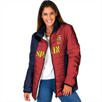 Custom Spain Football Padded Jacket La Roja National Pride