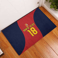 Custom Spain Football Rubber Doormat La Roja National Pride