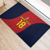 Custom Spain Football Rubber Doormat La Roja National Pride