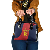 Custom Spain Football Shoulder Handbag La Roja National Pride