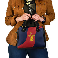Custom Spain Football Shoulder Handbag La Roja National Pride