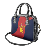 Custom Spain Football Shoulder Handbag La Roja National Pride