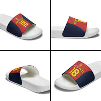 Custom Spain Football Slide Sandals La Roja National Pride