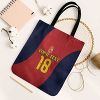Custom Spain Football Tote Bag La Roja National Pride