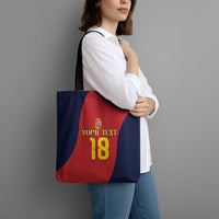 Custom Spain Football Tote Bag La Roja National Pride