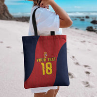 Custom Spain Football Tote Bag La Roja National Pride