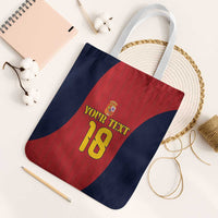 Custom Spain Football Tote Bag La Roja National Pride