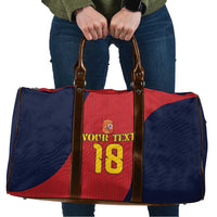 Custom Spain Football Travel Bag La Roja National Pride