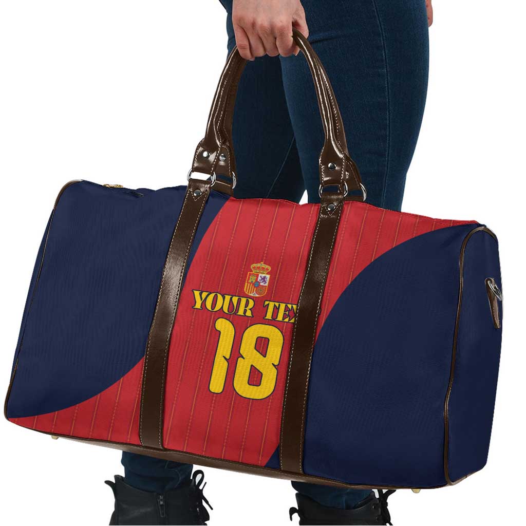 Custom Spain Football Travel Bag La Roja National Pride