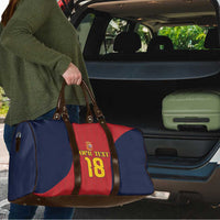 Custom Spain Football Travel Bag La Roja National Pride