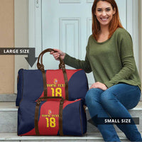 Custom Spain Football Travel Bag La Roja National Pride