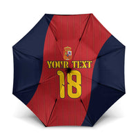 Custom Spain Football Umbrella La Roja National Pride