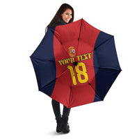 Custom Spain Football Umbrella La Roja National Pride