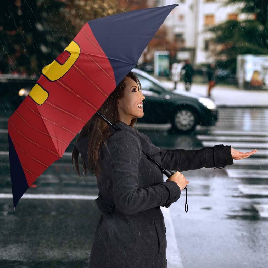 Custom Spain Football Umbrella La Roja National Pride