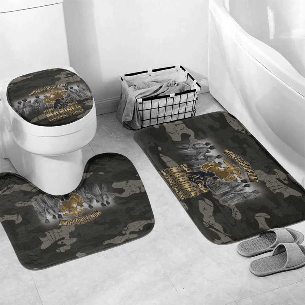 Montford Point Marines 1942-1949 Bathroom Set The Right to Fight Legacy Tribute