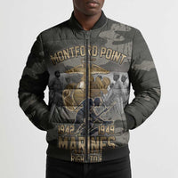 Montford Point Marines 1942-1949 Bomber Puffer Jacket The Right to Fight Legacy Tribute