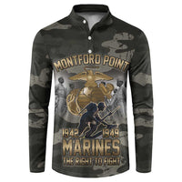 Montford Point Marines 1942-1949 Button Sweatshirt The Right to Fight Legacy Tribute