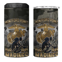 Montford Point Marines 1942-1949 4 in 1 Can Cooler Tumbler The Right to Fight Legacy Tribute