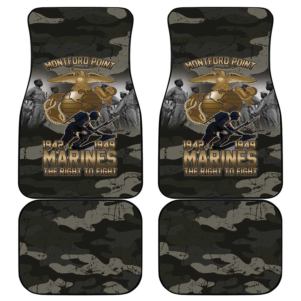 Montford Point Marines 1942-1949 Car Mats The Right to Fight Legacy Tribute