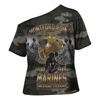 Montford Point Marines 1942-1949 Cross Shoulder Shirt The Right to Fight Legacy Tribute