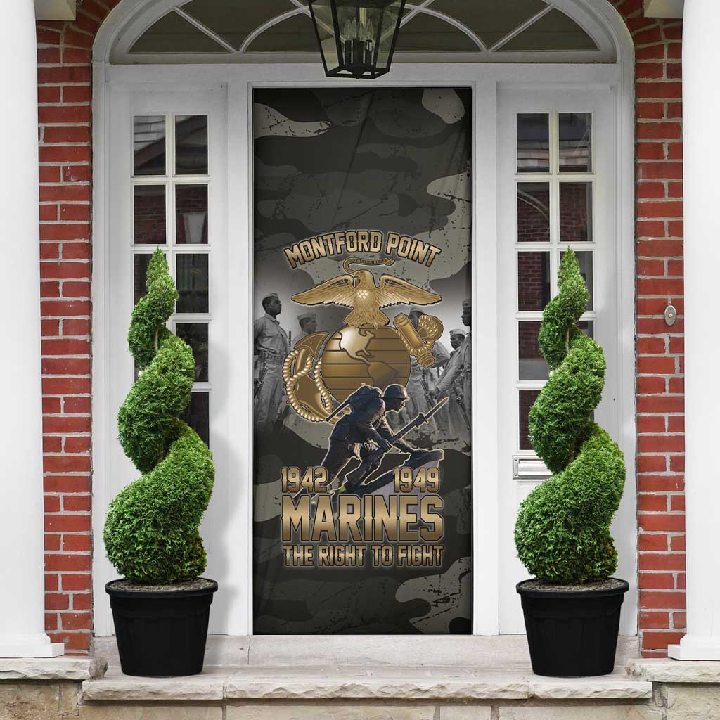 Montford Point Marines 1942-1949 Door Cover The Right to Fight Legacy Tribute